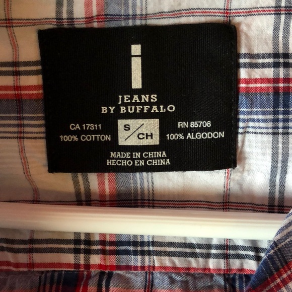 Jeans by Buffalo hooded button up shirt - Picture 3 of 3